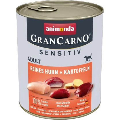 animonda GranCarno Adult Sensitiv Reines Huhn & Kartoffeln 800 g