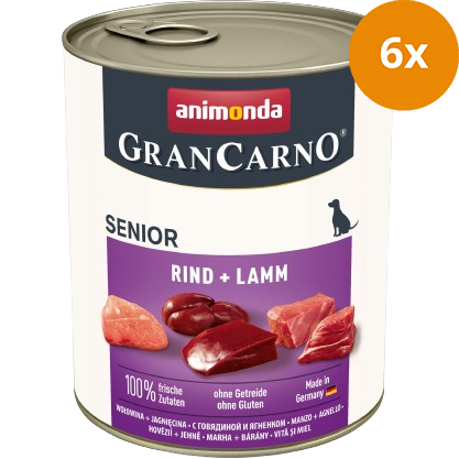 animonda GranCarno Senior Rind + Lamm 800 g