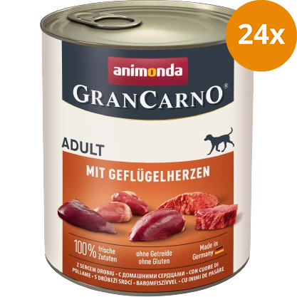 animonda GranCarno Adult Geflügelherzen 800 g