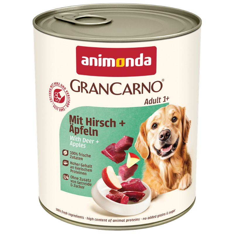 Animonda GranCarno Adult mit Hirsch & Äpfeln 800g