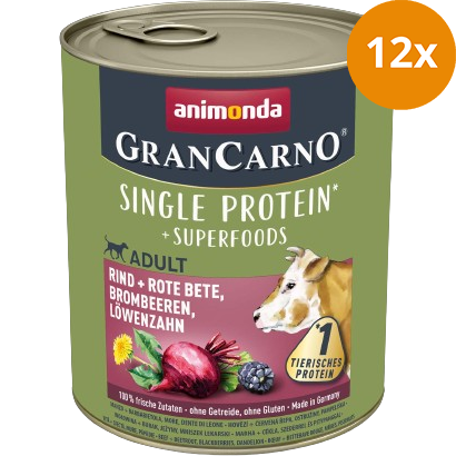 animonda GranCarno Adult Superfoods Rind 800 g