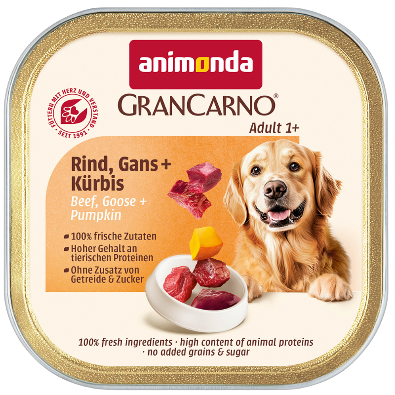 animonda GranCarno Country Rind, Gans & Kürbis 150 g