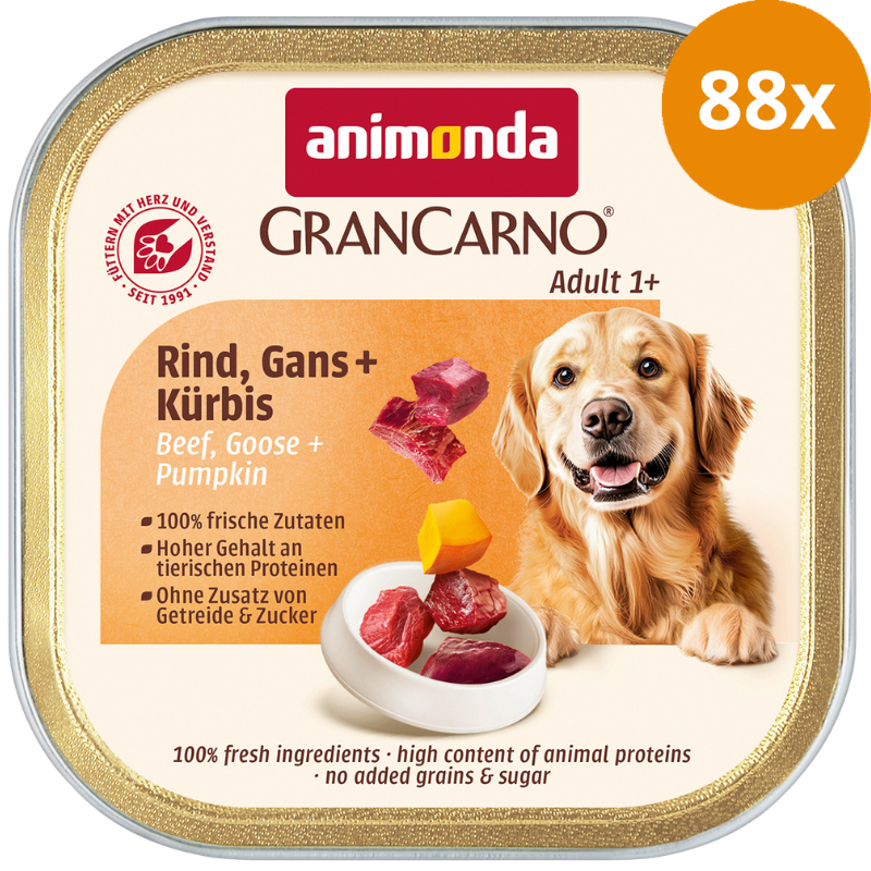 animonda GranCarno Country Rind, Gans & Kürbis 150 g