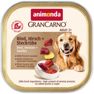 animonda GranCarno Country Rind, Hirsch & Steckrübe 150 g