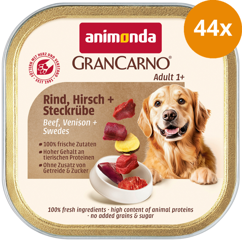 animonda GranCarno Country Rind, Hirsch & Steckrübe 150 g
