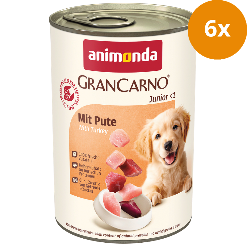 animonda GranCarno Junior mit Pute 400 g