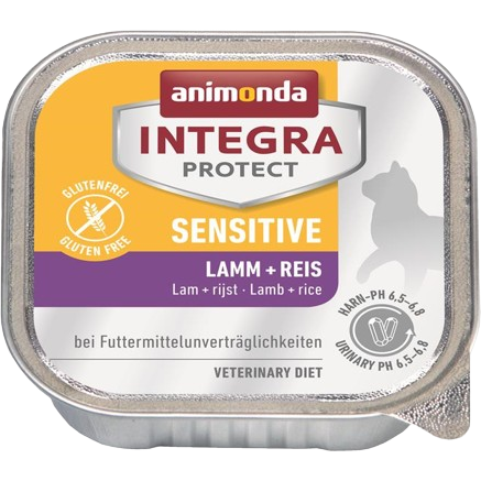 animonda Integra Protect Cat Sensitive Lamm + Reis 100 g