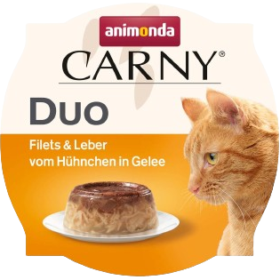 animonda Schale Carny Adult Duo Gelee Filet & Leber 70 g