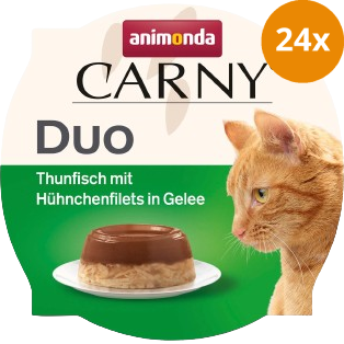 animonda Schale Carny Adult Duo Gelee Thunfischfilet & Hühnchenfilets 70 g