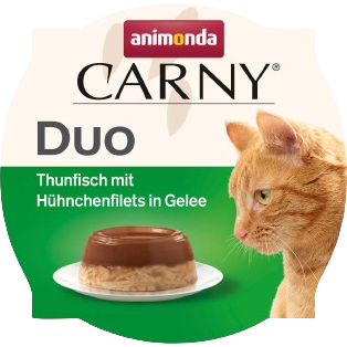 animonda Schale Carny Adult Duo Gelee Thunfischfilet & Hühnchenfilets 70 g