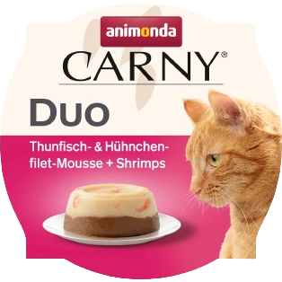 animonda Schale Carny Adult Duo Mousse Thunfischfilet & Hühnchenfilet 70 g
