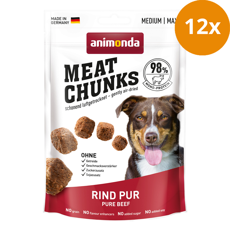 animonda Snack Meat Chunks Rind pur 80 g