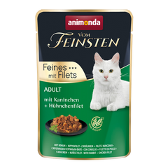 animonda Vom Feinsten Adult Kaninchen & Hühnchenfilet 85 g