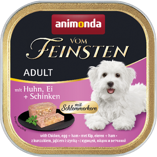 animonda Vom Feinsten Adult mit Schlemmerkern Huhn, Ei + Schinken 150 g