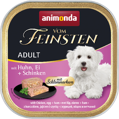 animonda Vom Feinsten Adult mit Schlemmerkern Huhn, Ei + Schinken 150 g