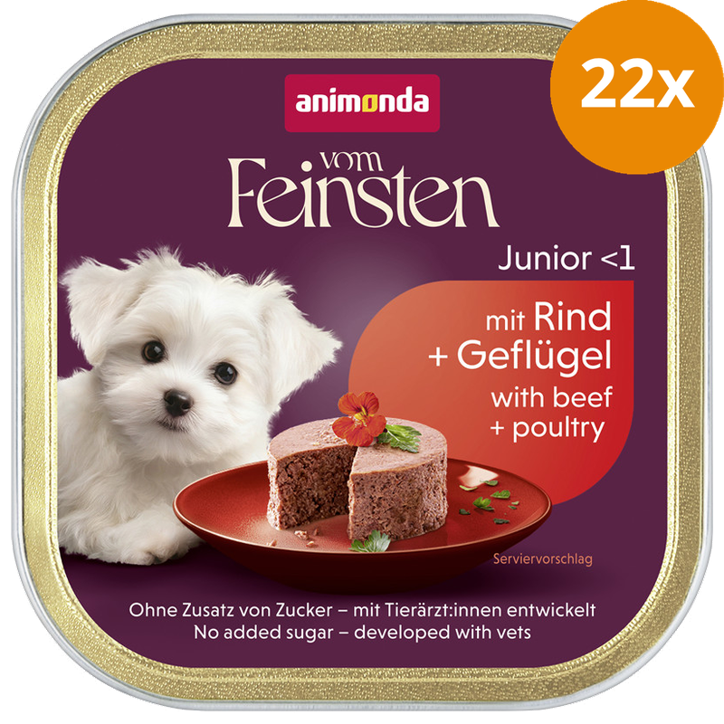 animonda Vom Feinsten Junior Rind & Geflügel 150 g