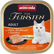 animonda Vom Feinsten mit Schlemmerkern Huhn, Rindfleisch & Karotten 100 g