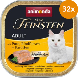animonda Vom Feinsten mit Schlemmerkern Pute, Rindfleisch & Karotten 100 g