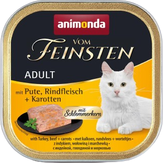 animonda Vom Feinsten mit Schlemmerkern Pute, Rindfleisch & Karotten 100 g