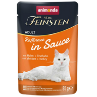 Animonda Vom Feinsten Raffinesse in Sauce Adult mit Huhn + Truthahn 85 g