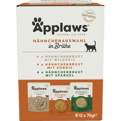 Applaws Natural Cat Pouches Multipack Hühnchen 840 g