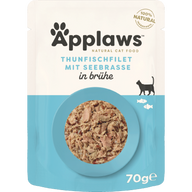 Applaws Natural Cat Pouches Thunfischfilets & Brachse 70 g
