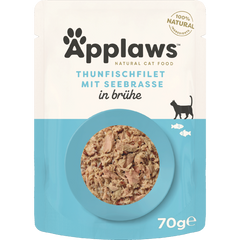 Applaws Natural Cat Pouches Thunfischfilets & Brachse 70 g