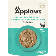 Applaws Natural Cat Pouches Thunfischfilets & ganze Sardellen 70 g