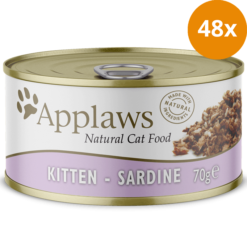 Applaws Natural Cat Tins Kitten Sardine 70 g