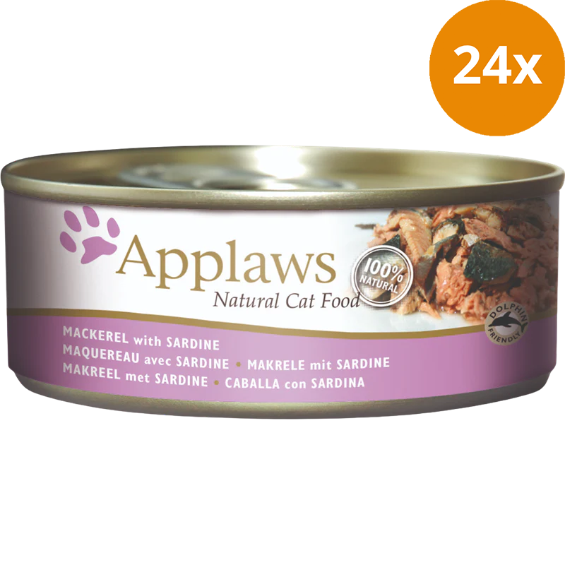 Applaws Natural Cat Tins Makrele & Sardine 156 g