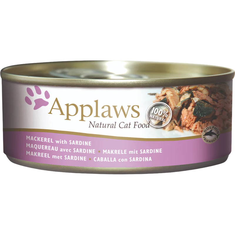 Applaws Natural Cat Tins Makrele & Sardine 156 g