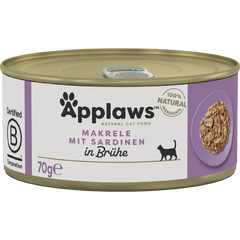 Applaws Natural Cat Tins Makrele & Sardinen 70 g