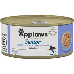 Applaws Natural Cat Tins Senior Thunfisch & Sardine in Gelee 70 g