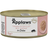 Applaws Natural Cat Tins Thunfischfilet & Lachs in Gelee 70 g
