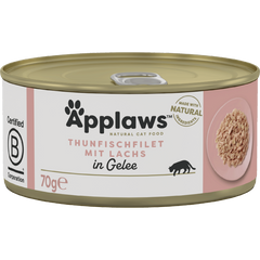 Applaws Natural Cat Tins Thunfischfilet & Lachs in Gelee 70 g