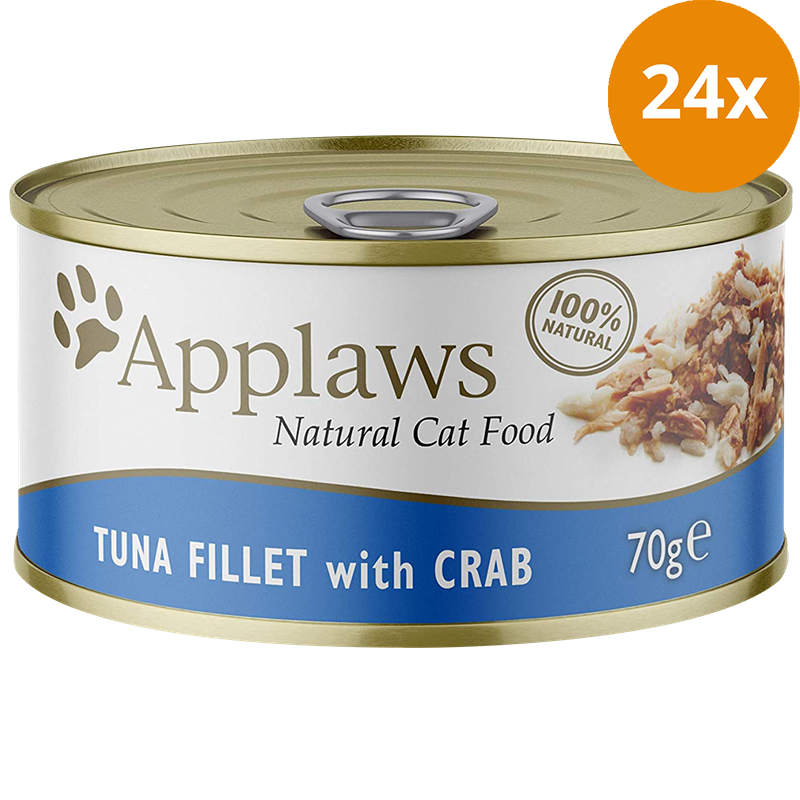 Applaws Natural Cat Tins Thunfischfilet mit Krabbenfleisch 70 g