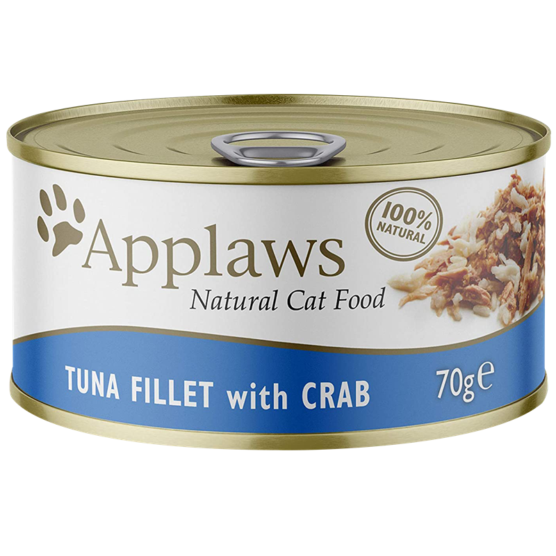 Applaws Natural Cat Tins Thunfischfilet mit Krabbenfleisch 70 g