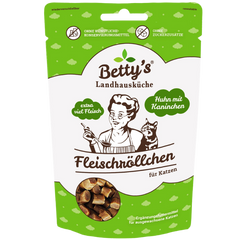 Bettys Landhausküche Cat Snack Fleischröllchen Huhn & Kaninchen 50 g