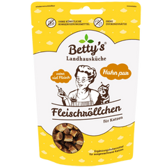 Bettys Landhausküche Cat Snack Fleischröllchen Huhn pur 50 g
