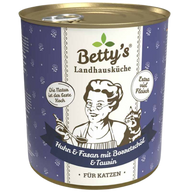 Bettys Landhausküche Katze Dose Huhn & Fasan mit Borretschöl 800 g