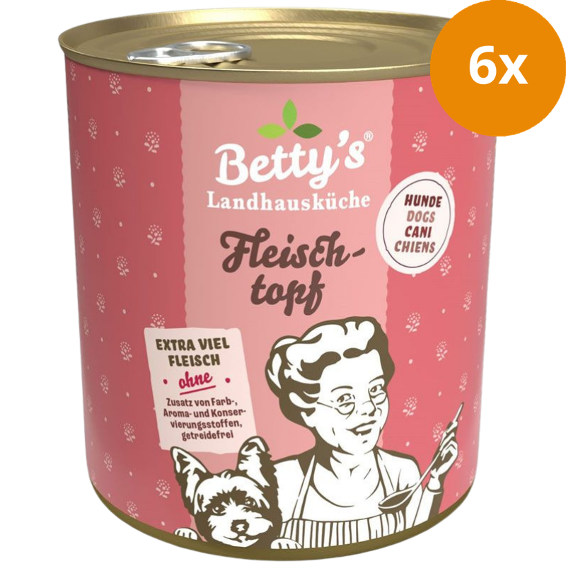 Bettys Landhausküche Hund Fleischtopf (ehemals All Meat) 800 g