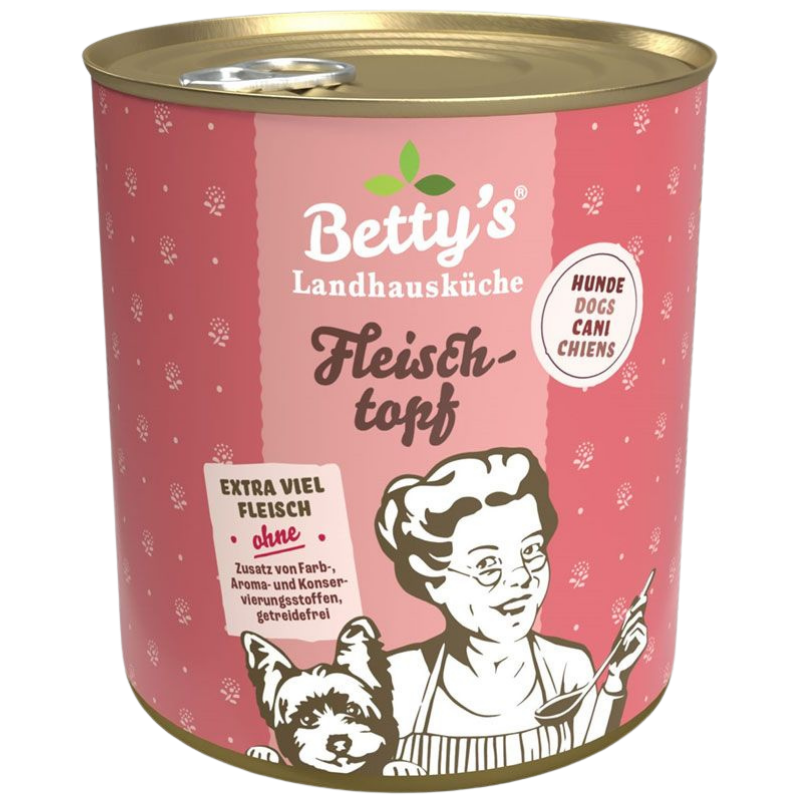 Bettys Landhausküche Hund Fleischtopf (ehemals All Meat) 800 g