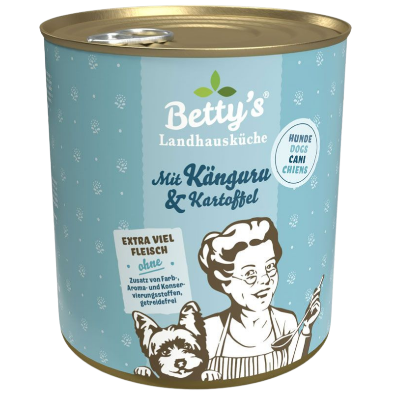 Bettys Landhausküche Hund mit Känguru & Kartoffel 800 g