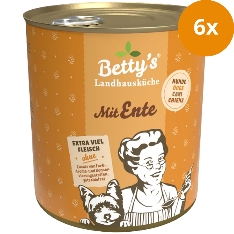 Bettys Landhausküche Hund mit Ente 800 g