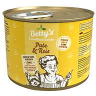 Bettys Landhausküche Hund Dose Pute & Reis 200 g