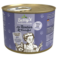 Bettys Landhausküche Hund Dose Rentier & Kartoffel 200 g
