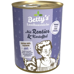 Bettys Landhausküche Hund mit Rentier & Kartoffel 400 g