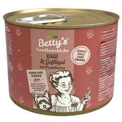Bettys Landhausküche Hund Dose Wild & Geflügel 200 g