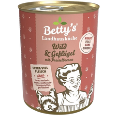 Bettys Landhausküche Hund Dose Wild & Geflügel 400 g