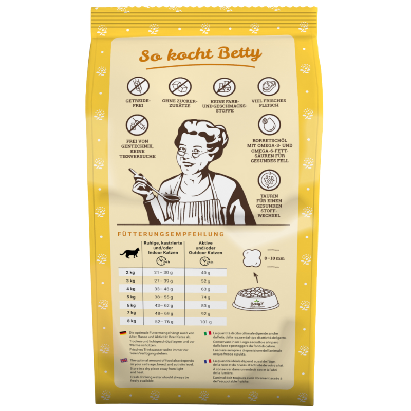 Bettys Landhausküche Katze Adult Trocken Geflügel pur
